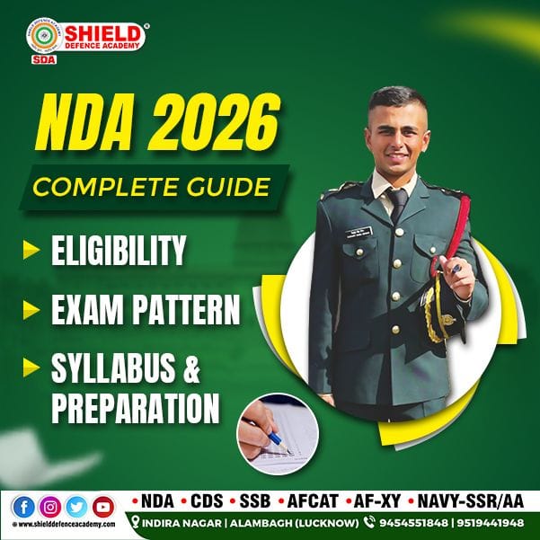 Best NDA Coaching in Lucknow | shield defence academy | LUCKNOW